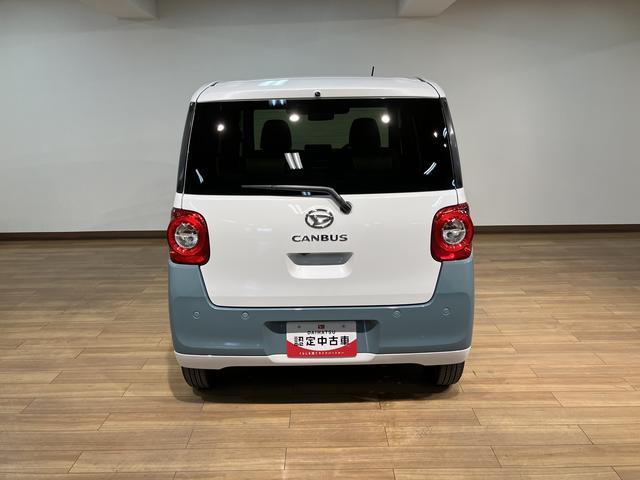 ムーヴキャンバスストライプスＧ　Ｒ７年式／２５年ナビ／Ｂカメラ／走行１９ｋｍサポカーＳワイド適合　バックカメラ対応　ＵＳＢ接続端子　電動パーキングブレーキ　シートヒーター　両側オートスライドドア　Ｐスタート　ホッとカップホルダー　キーフリー（大阪府）の中古車