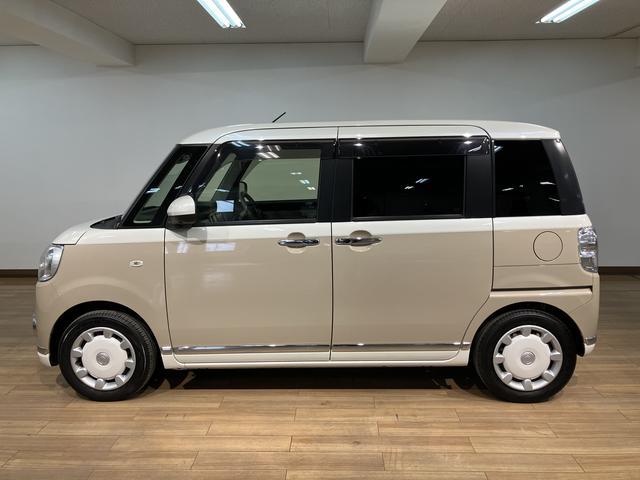 ムーヴキャンバスGメイクアップVS SAIII 1年保証/ナビ/前後ドラレコ車検受渡し/衝突軽減ブレーキ/カーナビ/フルセグTV/Bluetooth/USB/全周囲モニター/シートヒーター/両側電動スライドドア/LEDヘッドライト/キーフリー(大阪府)の中古車