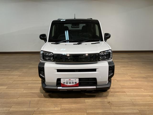 タフトＧ　ダーククロムベンチャー／Ｒ７年式／走行４Ｋｍ／クルコンＲ７年式／走行４Ｋｍ／バックカメラ対応車／ステアリングスイッチ／クルーズコントロール／前席シートヒーター／電動パーキングブレーキ／ＬＥＤヘッドライト・フォグランプ／アルミ／オートエアコン／キーフリー（大阪府）の中古車