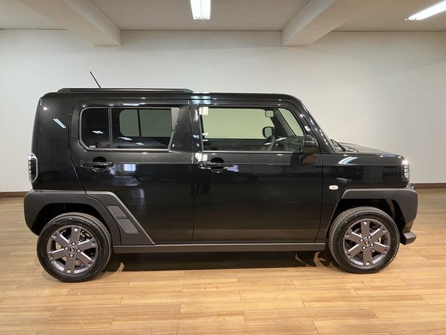 タフトＧ　ダーククロムベンチャー／Ｒ７年式／走行５Ｋｍ／クルコンＲ７年式／走行５Ｋｍ／バックカメラ対応車／ステアリングスイッチ／クルーズコントロール／前席シートヒーター／電動パーキングブレーキ／ＬＥＤヘッドライト・フォグランプ／アルミ／オートエアコン／キーフリー（大阪府）の中古車