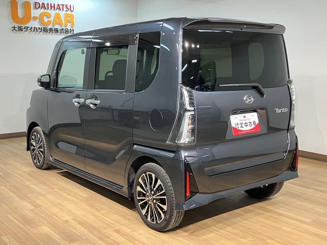 タントカスタムRS/9インチナビ/バックカメラ/ETC/ドラレコ9インチナビ/バックカメラ/ステアリングスイッチ/ETC/前後ドラレコ/前席シートヒーター/両側パワースライドドア/LEDヘッドライト・フォグランプ/アルミホイール/オートエアコン/キーフリー(大阪府)の中古車