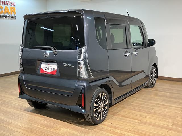 タントカスタムRS/9インチナビ/バックカメラ/ETC/ドラレコ9インチナビ/バックカメラ/ステアリングスイッチ/ETC/前後ドラレコ/前席シートヒーター/両側パワースライドドア/LEDヘッドライト・フォグランプ/アルミホイール/オートエアコン/キーフリー(大阪府)の中古車