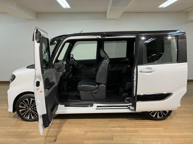 タントカスタムＲＳ／９インチナビ／クルコン／両側電スラ／パノラマ／１年間走行距離無制限保証／走行３．１万キロ／９インチナビ／ＢＬＵＥＴＯＯＴＨ／ＵＳＢ／パノラマカメラ／クルーズコントロール／前後ドラレコ／ＥＴＣ／両側電動スライドドア／スマートキー／ターボ車／（大阪府）の中古車