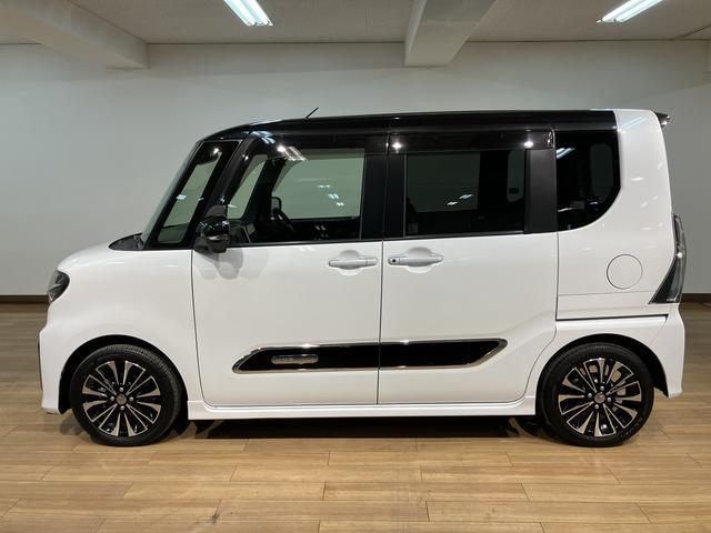 タントカスタムＲＳ／９インチナビ／クルコン／両側電スラ／パノラマ／１年間走行距離無制限保証／走行３．１万キロ／９インチナビ／ＢＬＵＥＴＯＯＴＨ／ＵＳＢ／パノラマカメラ／クルーズコントロール／前後ドラレコ／ＥＴＣ／両側電動スライドドア／スマートキー／ターボ車／（大阪府）の中古車