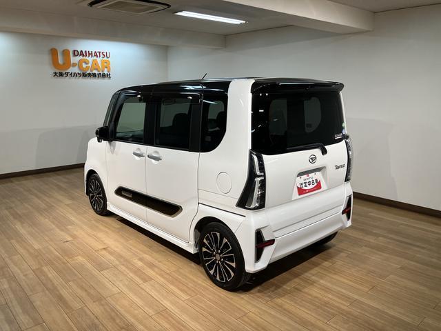 タントカスタムＲＳ／９インチナビ／クルコン／両側電スラ／パノラマ／１年間走行距離無制限保証／走行３．１万キロ／９インチナビ／ＢＬＵＥＴＯＯＴＨ／ＵＳＢ／パノラマカメラ／クルーズコントロール／前後ドラレコ／ＥＴＣ／両側電動スライドドア／スマートキー／ターボ車／（大阪府）の中古車