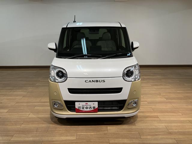 ムーヴキャンバスストライプスＧターボ　Ｒ７年式／２５年ナビ／ＡＣＣ走行無制限１年保証　両側電動スライドドア　アダプティブクルーズコントロール　前後コーナーセンサー　前席シートヒーター　ホッとカップホルダー　オートマチックハイビーム　ＬＥＤヘッドライト　スマートキー（大阪府）の中古車