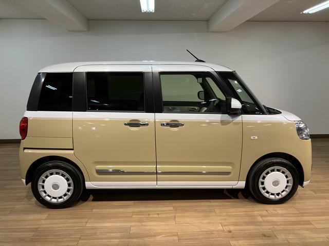 ムーヴキャンバスストライプスＧ／ナビ／バックカメラ／両側電スラ／電動Ｐ／新車保証継承／ナビ／ＢＬＵＥＴＯＯＴＨ／ＵＳＢ／バックカメラ／両側電動スライドドア／前席シートヒーター／スマートキー／電動パーキングブレーキ／オートライト／ＬＥＤヘッドライト／サイドエアバッグ／（大阪府）の中古車