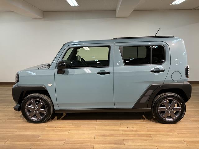 タフトGターボダーククロムベンチャー/クルコン/Bカメラ/電動P/新車保証継承/ターボ車/クルーズコントロール/電動パーキングブレーキ/バックカメラ/前席シートヒーター/スマートキー/オートライト/LEDヘッドライト/LEDフォグランプ/サイドエアバッグ/(大阪府)の中古車