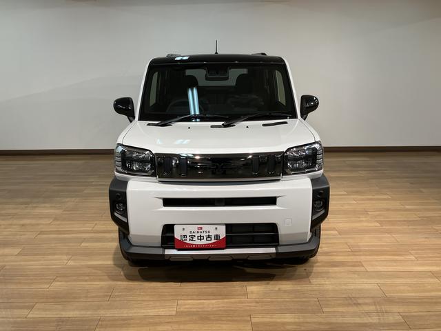 タフトＧ　ダーククロムベンチャー　令和７年式届出済未使用車／ナビ令和７年式届出済未使用車　新品ナビゲーション　バックカメラ　ＬＥＤヘッドライト　スマートキー　プッシュスタート　シートヒーター　スカイフィールトップ　ダイハツ認定中古車（大阪府）の中古車