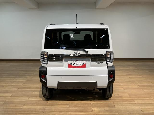 タフトＧ　ダーククロムベンチャー　令和７年式届出済未使用車／ナビ令和７年式届出済未使用車　新品ナビゲーション　バックカメラ　ＬＥＤヘッドライト　スマートキー　プッシュスタート　シートヒーター　スカイフィールトップ　ダイハツ認定中古車（大阪府）の中古車