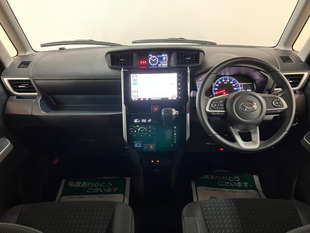 トールカスタムＧ　９インチナビ　前後ドラレコ　ＥＴＣ　クルコン９インチ大型ナビ　前後ドライブレコーダー（ナビ連動）　ＥＴＣ　アダプティブクルーズコントロール　電動パーキングブレーキ　シートヒーター　両側電動スライドドア　衝突回避支援ブレーキ　誤発進抑制機能（大阪府）の中古車