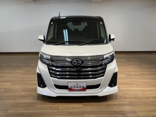 トールカスタムＧ　９インチナビ　前後ドラレコ　ＥＴＣ　クルコン９インチ大型ナビ　前後ドライブレコーダー（ナビ連動）　ＥＴＣ　アダプティブクルーズコントロール　電動パーキングブレーキ　シートヒーター　両側電動スライドドア　衝突回避支援ブレーキ　誤発進抑制機能（大阪府）の中古車