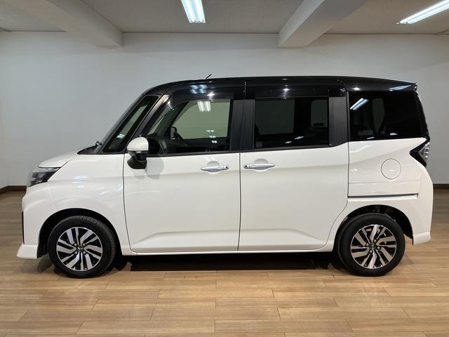 トールカスタムＧ　９インチナビ　前後ドラレコ　ＥＴＣ　クルコン９インチ大型ナビ　前後ドライブレコーダー（ナビ連動）　ＥＴＣ　アダプティブクルーズコントロール　電動パーキングブレーキ　シートヒーター　両側電動スライドドア　衝突回避支援ブレーキ　誤発進抑制機能（大阪府）の中古車