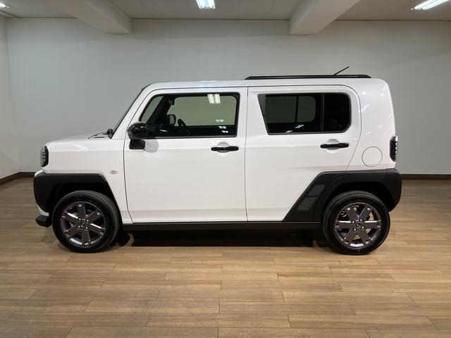 タフトG ダーククロムベンチャー R7年式/25年ナビ/Bカメラスカイフィールトップ アダプティブクルーズコントロール LEDヘッド/フォグ 運/助シートヒーター プッシュボタンスタート キーフリー 電動パーキングブレーキ バックカメラ 15インチアルミホイール(大阪府)の中古車