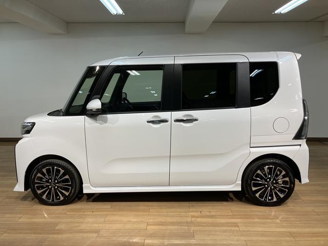 タントカスタムＲＳリミテッド　Ｒ７年式／ＡＣＣ／ＥＴＣターボ　スマートアシスト　バックカメラ　両側リヤパワースライドドア　プッシュボタンエンジンスタート　シートヒーター　ＬＥＤヘッドライト　アルミホイール　オートエアコン　オートライト　ＡＢＳ（大阪府）の中古車