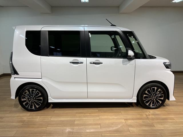 タントカスタムＲＳリミテッド　Ｒ７年式／２５年ナビ／ＡＣＣ／ＥＴＣターボ　スマートアシスト　バックカメラ　両側リヤパワースライドドア　プッシュボタンエンジンスタート　シートヒーター　ＬＥＤヘッドライト　アルミホイール　オートエアコン　オートライト　ＡＢＳ（大阪府）の中古車