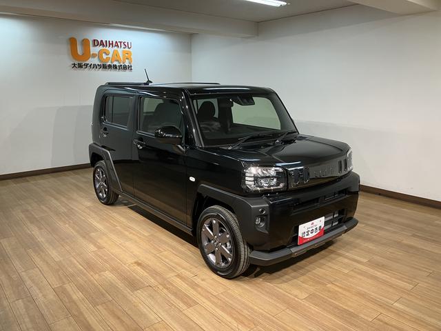 タフトＧ　ダーククロムベンチャー　２５年式ナビ　バックカメラスカイフィールトップ　アダプティブクルーズコントロール　ＬＥＤヘッド／フォグ　前席シートヒーター　プッシュボタンスタート　キーフリー　電動パーキングブレーキ　バックカメラ　１５インチアルミホイール（大阪府）の中古車