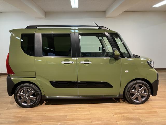 タントファンクロスターボリミテッド／クルーズコントロール／ＥＴＣ／新車保証継承／ターボエンジン／衝突軽減ブレーキ／両側電動スライドドア／電動パーキングブレーキ／クルーズコントロール／ＥＴＣ／ＬＥＤヘッドライト・フォグ／１５インチアルミ／スマートキー／オートエアコン／（大阪府）の中古車