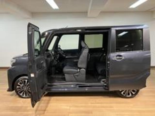 タントカスタムＲＳリミテッド／新車保証継承／ナビ／ＡＣＣ／ＬＫＣ／サポカーＳワイド適合　新車保証継承　７インチフルセグナビ　バックカメラ　ＬＥＤヘッドライト・フォグランプ　ＡＣＣ　ＬＫＣ　両側パワースライドドア　革巻きステアリング　前後コーナーセンサー　ＥＴＣ（大阪府）の中古車