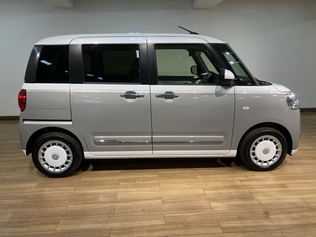 ムーヴキャンバスストライプスＧ　Ｒ７年式／メモリーナビ／バックカメラ対応走行無制限１年保証　純正ナビ　両側電動スライドドア　バックカメラ対応　前後コーナーセンサー　前席シートヒーター　ホッとカップホルダー　オートマチックハイビーム　ＬＥＤヘッドライト　スマートキー（大阪府）の中古車