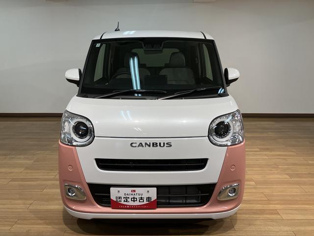 ムーヴキャンバスストライプスＧターボ／Ｒ７年式／１１ｋｍ／２５年モデルナビＲ７年式／走行１１ｋｍ／２５年モデルナビ／バックカメラ／ステアリングスイッチ／クルコン／前席シートヒーター／電動パーキングブレーキ／両側パワースライドドア／ＬＥＤヘッドライト・フォグランプ／キーフリー（大阪府）の中古車