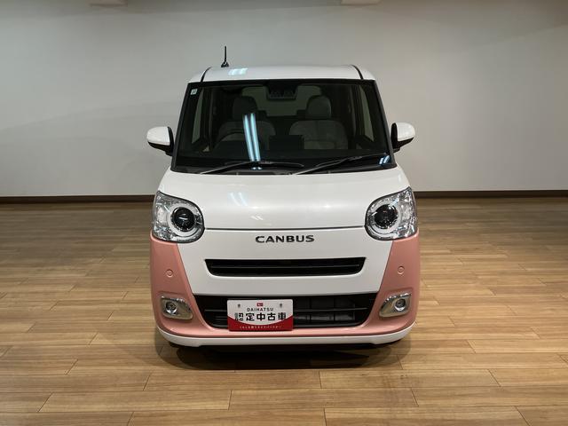 ムーヴキャンバスストライプスＧ／純正ナビ／バックカメラ／電動スライドドア／新車保証継承／衝突軽減ブレーキ／純正ナビ付／バックカメラ／両側電動スライドドア／電動Ｐブレーキ／シートヒーター／ＬＥＤヘッドライト・フォグ／保温機能付カップホルダー／Ｂｌｕｅｔｏｏｔｈ／フルセグＴＶ／（大阪府）の中古車