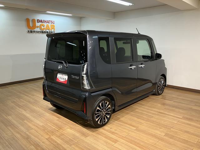 タントカスタムRSリミテッド/届出済み未使用車/純正ナビ付/LED新車保証継承/衝突軽減ブレーキ/届出済み未使用車/純正ナビ/Bluetooth/フルセグTV/バックカメラ/クルーズコントロール/シートヒーター/電動パーキングブレーキ/LEDヘッドライト・フォグ/(大阪府)の中古車