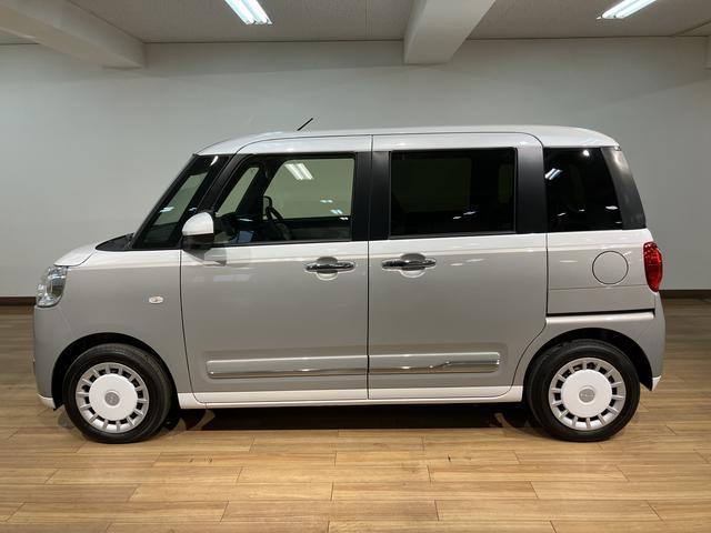ムーヴキャンバスストライプスＧ　Ｒ７年式／バックカメラ対応／両側ＰＳＤ走行無制限１年保証　両側電動スライドドア　バックカメラ対応　前後コーナーセンサー　前席シートヒーター　ホッとカップホルダー　オートマチックハイビーム　ＬＥＤヘッドライト　スマートキー（大阪府）の中古車