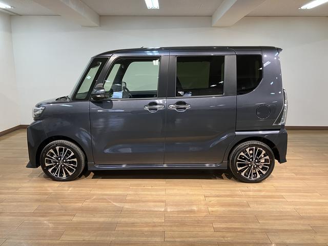 タントカスタムＲＳリミテッド届出済未使用車／ターボ／ナビ／バックカメラ／ＥＴＣ／両側電動スライドドア／ＬＥＤヘッドライト／ＬＥＤフォグランプ／前席シートヒーター／プッシュボタンスタート／スマートキー／アルミホイール（大阪府）の中古車