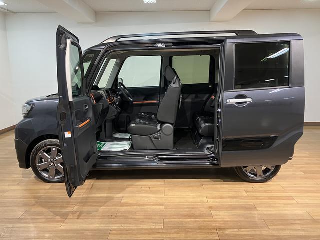 タントファンクロスターボリミテッド　Ｒ７年式／ＡＣＣ／ＥＴＣ衝突被害軽減ブレーキ　コーナーセンサー　バックカメラ（ナビ装着時用）　両側電動スライドドア　前席シートヒーター　電動パーキングブレーキ　ＬＥＤ　オートライト　オートエアコン　スマートキー　エコアイドル（大阪府）の中古車