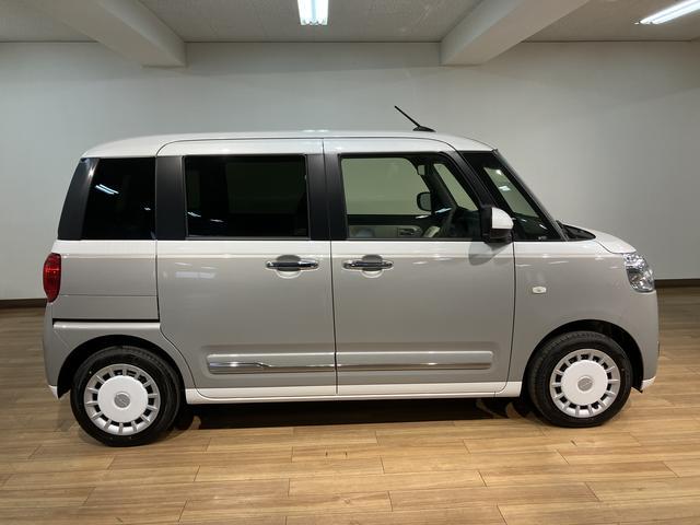 ムーヴキャンバスストライプスＧ　Ｒ７年式／バックカメラ対応／両側ＰＳＤ走行無制限１年保証　両側電動スライドドア　バックカメラ対応　前後コーナーセンサー　前席シートヒーター　ホッとカップホルダー　オートマチックハイビーム　ＬＥＤヘッドライト　スマートキー（大阪府）の中古車