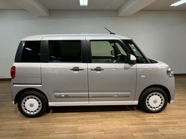 ムーヴキャンバスストライプスＧ　Ｒ７年式／バックカメラ対応／両側ＰＳＤ走行無制限１年保証　両側電動スライドドア　バックカメラ対応　前後コーナーセンサー　前席シートヒーター　ホッとカップホルダー　オートマチックハイビーム　ＬＥＤヘッドライト　スマートキー（大阪府）の中古車