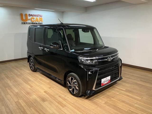 タントカスタムXリミテッド R7年式/ACC/ETCスマートアシスト バックカメラ 両側リヤパワースライドドア プッシュボタンエンジンスタート シートヒーター LEDヘッドライト アルミホイール オートエアコン オートライト ABS(大阪府)の中古車