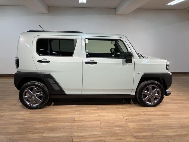 タフトGターボ ダーククロムベンチャー R7年式/バックカメラスカイフィールトップ アダプティブクルーズコントロール LEDヘッド/フォグ 運/助シートヒーター プッシュボタンスタート キーフリー 電動パーキングブレーキ バックカメラ 15インチアルミホイール(大阪府)の中古車