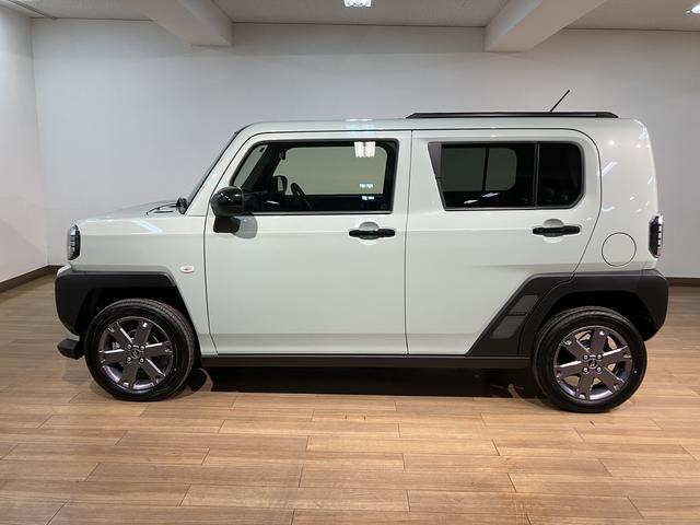 タフトGターボ ダーククロムベンチャー R7年式/バックカメラスカイフィールトップ アダプティブクルーズコントロール LEDヘッド/フォグ 運/助シートヒーター プッシュボタンスタート キーフリー 電動パーキングブレーキ バックカメラ 15インチアルミホイール(大阪府)の中古車