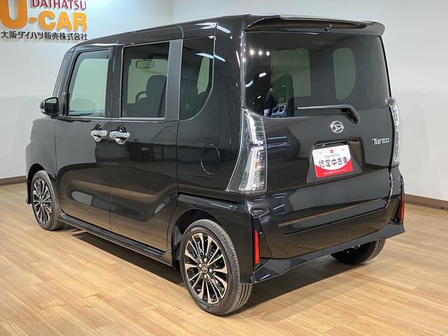 タントカスタムＲＳリミテッド　Ｒ７年式／ＡＣＣ／ＥＴＣターボ／スマートアシスト／ＡＣＣ／ＥＴＣ／バックカメラ／両側電動パワースライドドア／プッシュボタンエンジンスタート／シートヒーター／ＬＥＤヘッドライト／アルミホイール／オートエアコン／オートライト（大阪府）の中古車