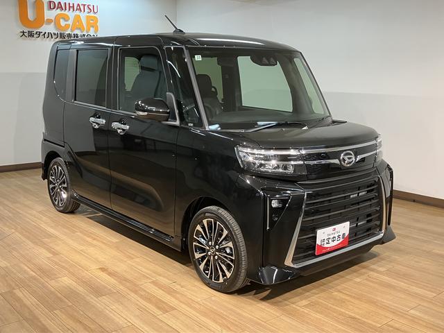 タントカスタムＲＳリミテッド　Ｒ７年式／ＡＣＣ／ＥＴＣターボ／スマートアシスト／ＡＣＣ／ＥＴＣ／バックカメラ／両側電動パワースライドドア／プッシュボタンエンジンスタート／シートヒーター／ＬＥＤヘッドライト／アルミホイール／オートエアコン／オートライト（大阪府）の中古車