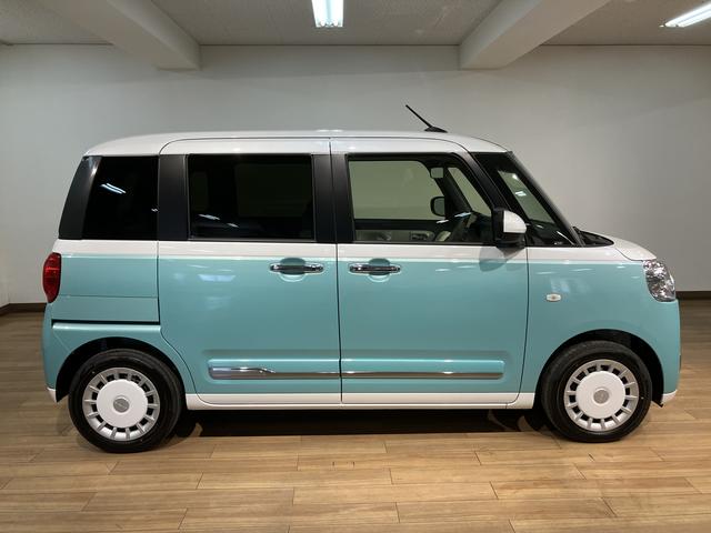 ムーヴキャンバスストライプスG R7登録済み未使用車/新車保証/ナビR7年式/登録済み未使用車/新車保証/ナビ/バックカメラ/TV/Bluetooth/USB/衝突軽減ブレーキ/両側電動スライドドア/LEDライト/電動パーキングブレーキ/ブレーキホールド/(大阪府)の中古車