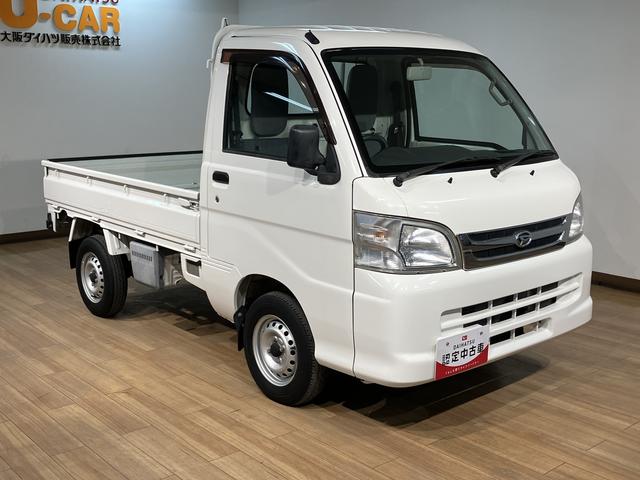 ハイゼットトラックエアコン・パワステ　スペシャル　１年保証／車検整備付き認定中古車／３．３万キロ／マニュアル車／１年保証／車検整備付き／エアコン／パワステ／荷台灯／ラジオ／（大阪府）の中古車