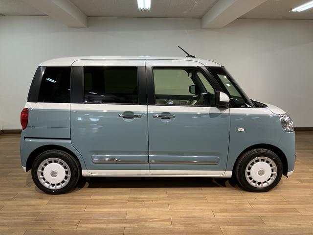 ムーヴキャンバスストライプスG R7年式/バックカメラ対応サポカーSワイド適合 バックカメラ対応 USB接続端子 電動パーキングブレーキ シートヒーター 両側オートスライドドア Pスタート ホッとカップホルダー キーフリー(大阪府)の中古車