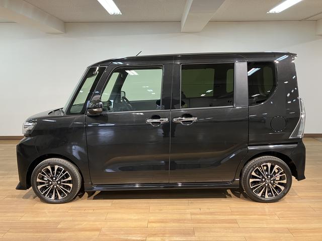 タントカスタムＲＳリミテッド／ナビ／Ｂカメラ／ＥＴＣ／電動ＰＢサポカーＳワイド適合　新車保証継承　フルセグナビ　バックカメラ　ＥＴＣ　ＡＣＣ　ＬＫＣ　両側パワースライドドア　ＬＥＤヘッドライト・フォグランプ　前後コーナーセンサー　１５インチアルミホイール（大阪府）の中古車