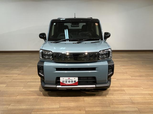 タフトＧターボ　ダーククロムベンチャー　令和７年式届出済未使用車届出済未使用車／ターボ／ナビ／Ｂｌｕｅｔｏｏｔｈ／バックカメラ／クルコン／コーナーセンサー／シートヒーター／ＬＥＤヘッドライト／ＬＥＤフォグランプ／プッシュボタンスタート／スマートキー／認定中古車（大阪府）の中古車