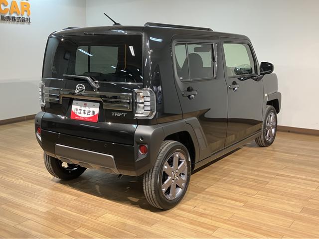タフトＧ　ダーククロムベンチャー／認定中古車／届出済未使用車／サポカーＳワイド適合　新車保証継承　純正フルセグナビ　バックカメラ　Ｆシートヒーター　オートライト　革巻きステアリング　１５インチアルミ　電動パーキングブレーキ　オートブレーキホールド機能　キーフリー（大阪府）の中古車