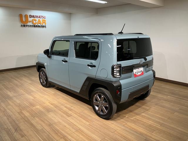 タフトＧターボダーククロムベンチャー／クルコン／電動Ｐ／Ｂカメラ／新車保証継承／クルーズコントロール／電動パーキングブレーキ／バックカメラ／スマートキー／前席シートヒーター／コーナーセンサー／ＬＥＤヘッドライト／オートライト／サイドエアバッグ／ＬＥＤフォグランプ／（大阪府）の中古車