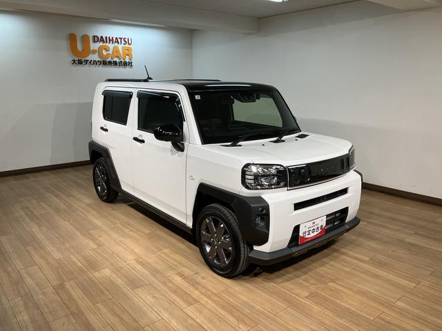 タフトGターボ ダーククロムベンチャー ディスプレイオーディオR5年式・走行距離0.1万キロ・スマートパノラマパーキングパック・純正ディスプレイオーディオ・前後ドラレコ・ETC車載器・クルーズコントロール・前席シートヒーター・電子パーキングブレーキ・LEDライト(大阪府)の中古車