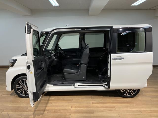 タントカスタムRS トップエディションSAII タイヤ4本交換ナビ/バックカメラ/ドラレコ/ETC/キーフリー/オートエアコン/LEDヘッドライト/衝突軽減ブレーキ/フォグランプ/15インチアルミホイール/両側パワースライドドア/革巻きステアリング(大阪府)の中古車