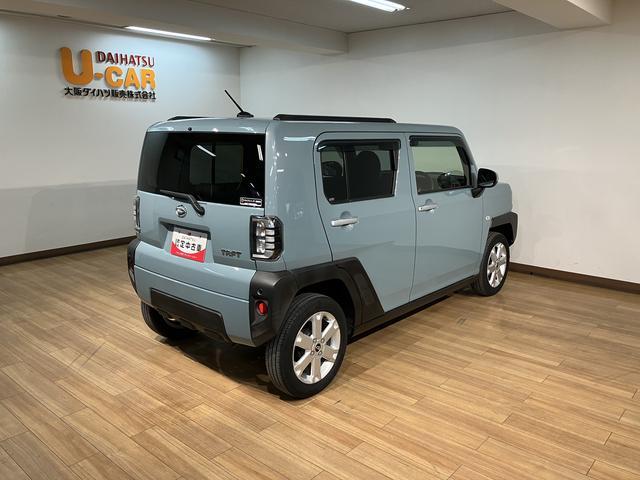 タフトＧ／１年保証／１．８万キロ／大画面ナビ／ドラレコ／ＥＴＣ／１年間走行距離無制限保証／衝突軽減ブレーキ／１．８万キロ／大画面ナビ／ナビ連動ドラレコ／ＥＴＣ／ガラスルーフ／電動パーキングブレーキ／ＬＥＤヘッドライト・フォグ／Ｂｌｕｅｔｏｏｔｈ／フルセグＴＶ／（大阪府）の中古車