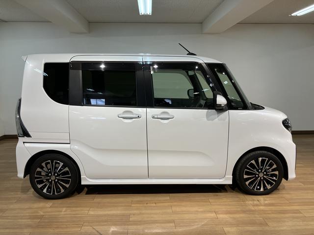 タントカスタムＲＳ　鑑定書／Ｒ３年／３．５万キロ／鑑定書付き車検整備付き／ナビ／パノラマモニター／ＵＳＢ／Ｂｌｕｅｔｏｏｔｈ／ＴＶ／衝突軽減ブレーキ／前後ドラレコ／コーナーセンサー／クルーズコントロール／シートヒーター／ＥＴＣ／両側電動スライドドア／キーフリー（大阪府）の中古車
