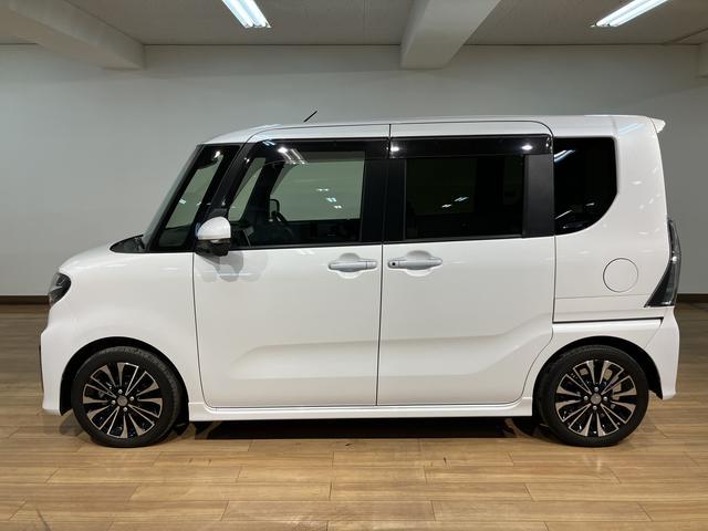 タントカスタムＲＳ　鑑定書／Ｒ３年／３．５万キロ／鑑定書付き車検整備付き／ナビ／パノラマモニター／ＵＳＢ／Ｂｌｕｅｔｏｏｔｈ／ＴＶ／衝突軽減ブレーキ／前後ドラレコ／コーナーセンサー／クルーズコントロール／シートヒーター／ＥＴＣ／両側電動スライドドア／キーフリー（大阪府）の中古車