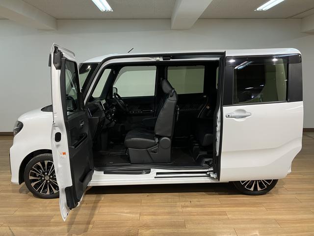 タントカスタムＲＳ　鑑定書／Ｒ３年／３．５万キロ／鑑定書付き車検整備付き／ナビ／パノラマモニター／ＵＳＢ／Ｂｌｕｅｔｏｏｔｈ／ＴＶ／衝突軽減ブレーキ／前後ドラレコ／コーナーセンサー／クルーズコントロール／シートヒーター／ＥＴＣ／両側電動スライドドア／キーフリー（大阪府）の中古車